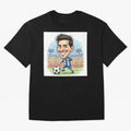 La Pulga Premium T-Shirt Follow Every Goal of Global Football Passion for FIFA World Cup 2026 Group Stage, Made for Cristiano Ronaldo, Haaland and CR7, Spain and Netherlands, Champion Mindset, Group Stage Buzz, Knockout Tension and Passionate Fan