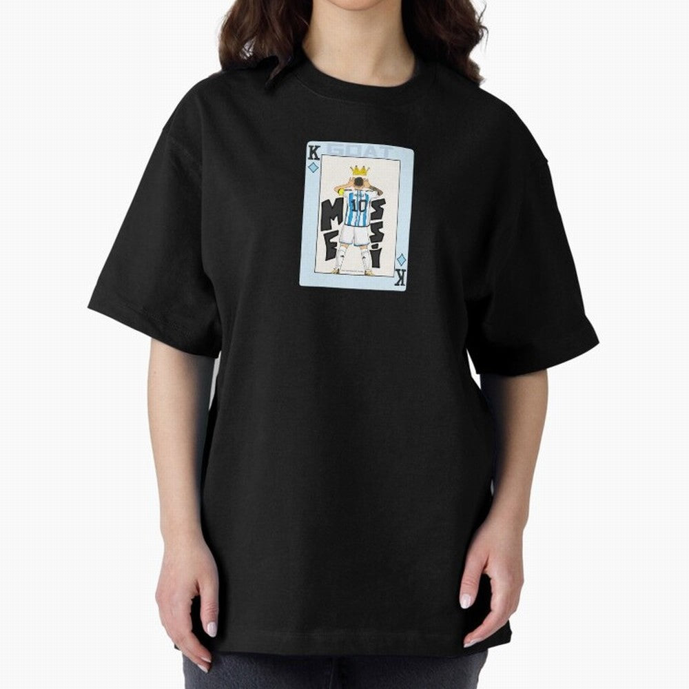 Deck of cards Messi Premium T-Shirt Join the Global Buzz around FIFA World Cup 2026 Group Stage Spirit, Driven by Argentina, Mbappe and Neymar, Retro Football Energy, Iconic Rivalries, Trophy Chase Drama and Stadium Atmosphere; Perfect for Fans,