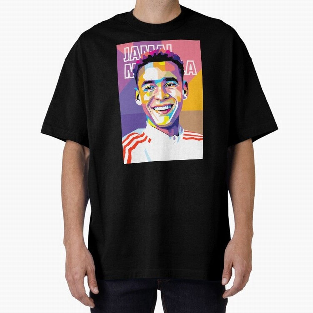 Jamal Musiala in WPAP Style Essential T-Shirt Celebrate Fan Favorites in Match Day Hype around FIFA World Cup 2026 USA Canada Mexico, Haaland and Mbappe, France, Soccer Culture, Superstar Moments, National Team Dreams and Competitive Fire; Created