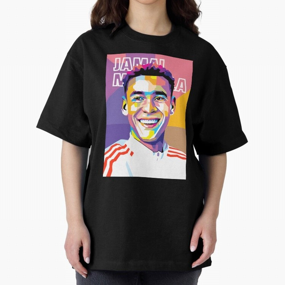 Jamal Musiala in WPAP Style Essential T-Shirt Celebrate Fan Favorites in Match Day Hype around FIFA World Cup 2026 USA Canada Mexico, Haaland and Mbappe, France, Soccer Culture, Superstar Moments, National Team Dreams and Competitive Fire; Created