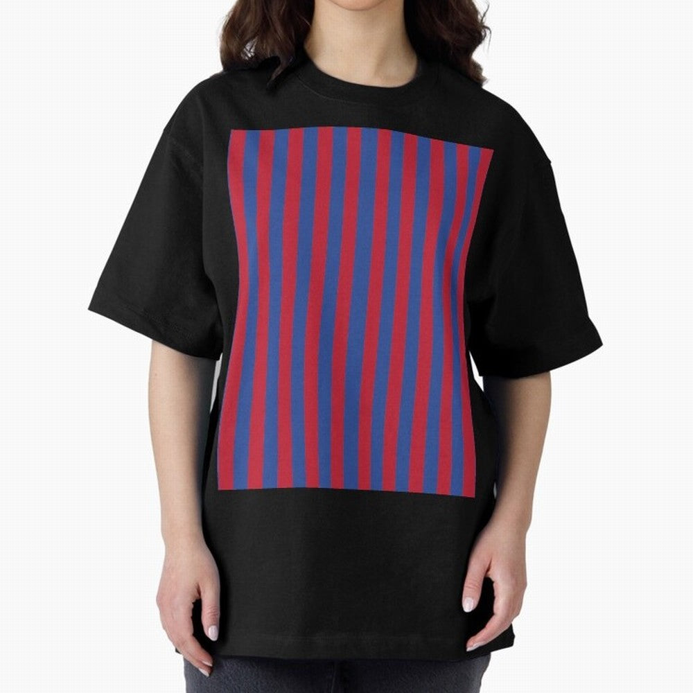 Red and blue stripes sports pattern Graphic T-Shirt Bring Global Football Passion for FIFA World Cup 2026 Group Stage, Driven by Neymar, Argentina and Brazil, Global Supporter Spirit, Legendary Goals, National Colors and Tournament Celebration;