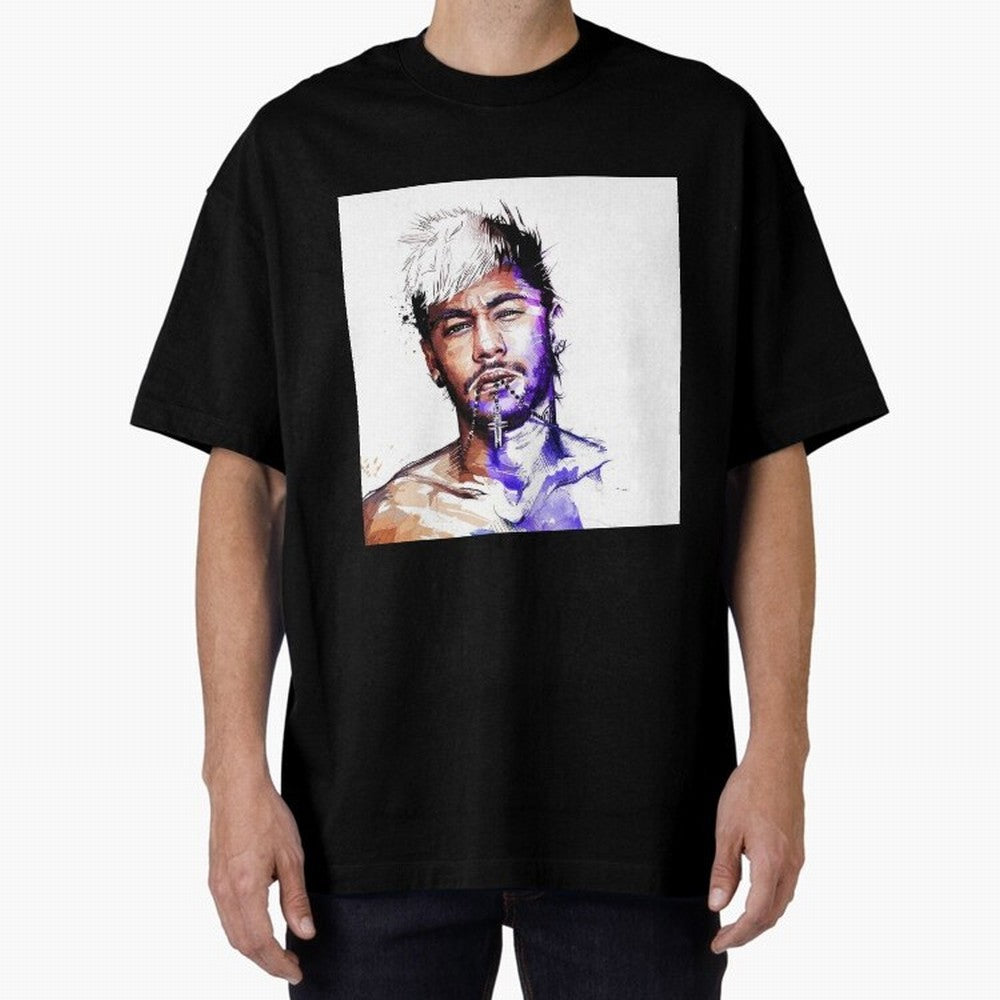 Neymar Style Oversized T-Shirt Back Your Heroes with Match Day Hype around FIFA World Cup 2026, Mbappe and Neymar, England, Champion Mindset, Group Stage Buzz, Knockout Tension and Passionate Fan Culture; Perfect for Supporters Who Want Bold