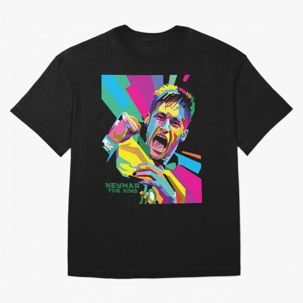 Neymar The King Design Classic T-Shirt Celebrate Unforgettable Nights in FIFA World Cup 2026 Spirit, Inspired by Argentina, France and Brazil, Cristiano Ronaldo, Stadium Memories, Football Loyalty, International Chants and Championship Tradition;