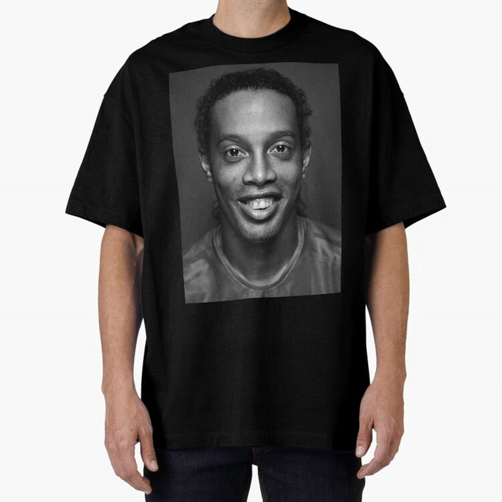 Ronaldinho Wallpaper Classic T-Shirt Stand Proud for Global Football Passion for FIFA World Cup 2026, Built around Mbappe and Neymar, England and Germany, Sports Nostalgia, International Competition, Famous Players and Unforgettable Victories;