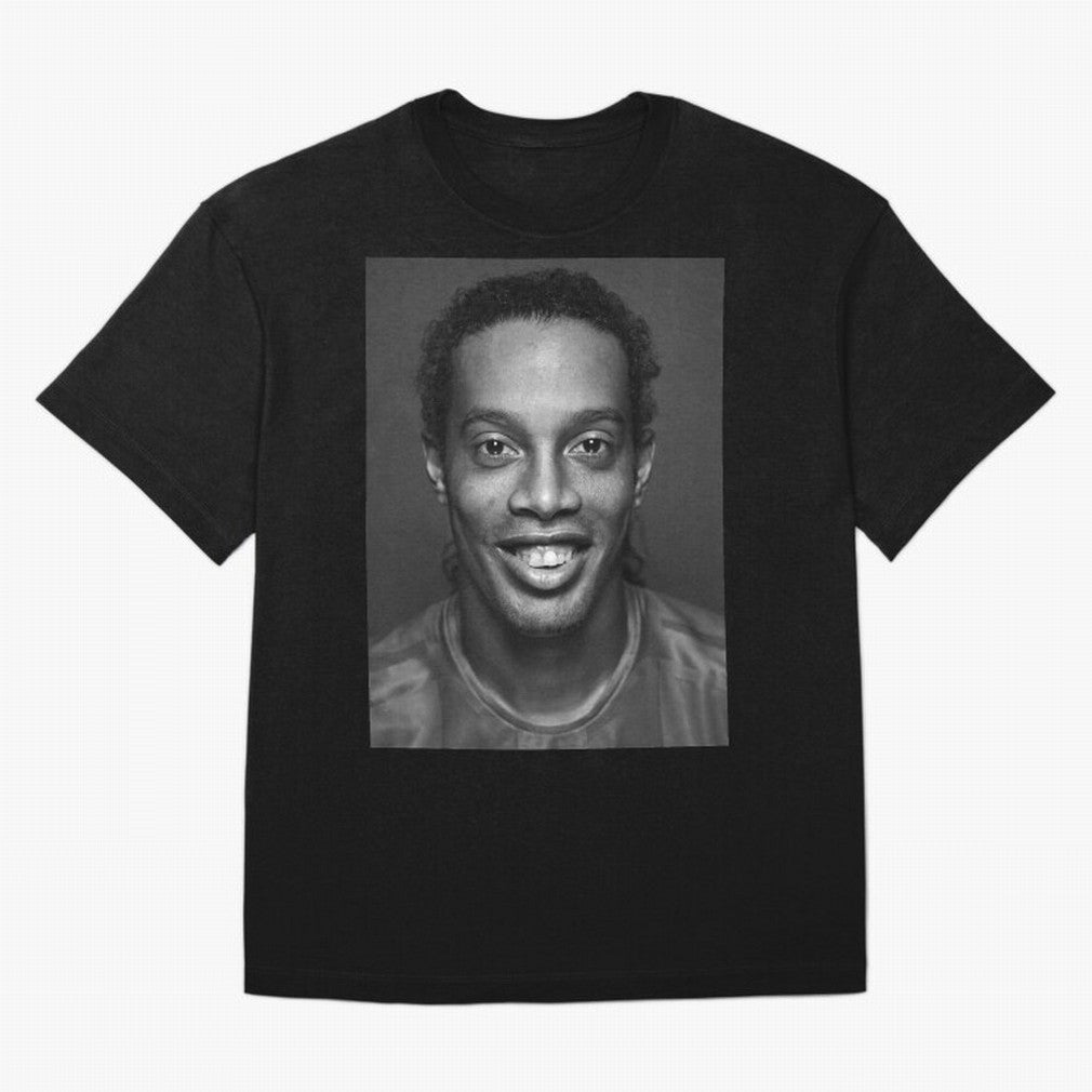 Ronaldinho Wallpaper Classic T-Shirt Stand Proud for Global Football Passion for FIFA World Cup 2026, Built around Mbappe and Neymar, England and Germany, Sports Nostalgia, International Competition, Famous Players and Unforgettable Victories;