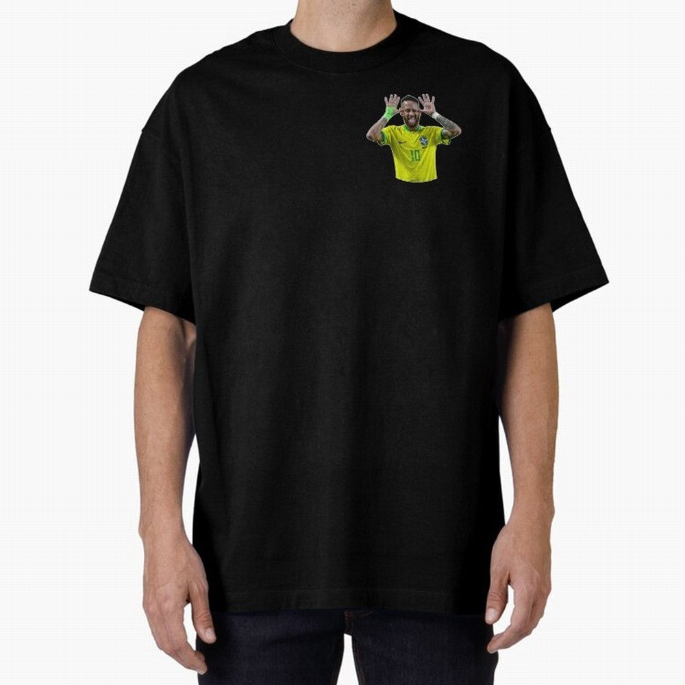Neymar Oversized T-Shirt Celebrate FIFA World Cup 2026 Group Stage Celebrating Haaland, Spain and Netherlands Energy, Football Passion, Legendary Performances, Festival Vibes and Supporter Community; Made for Die Hard Supporters, Soccer Lovers,