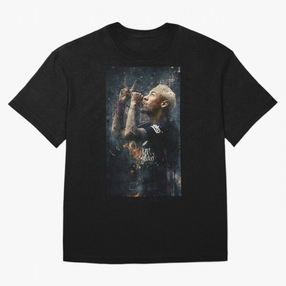 Illustration Neymar Design Classic T-Shirt Celebrate Every Goal in FIFA World Cup 2026 Group Stage Featuring Neymar, Haaland and Cristiano Ronaldo, Spain and Netherlands Energy, Global Supporter Spirit, Legendary Goals, National Colors and