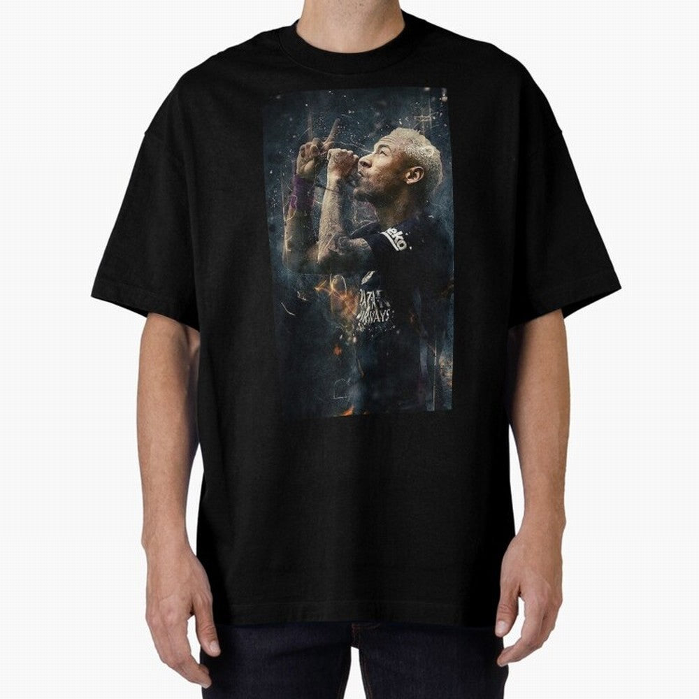 Illustration Neymar Design Classic T-Shirt Celebrate Every Goal in FIFA World Cup 2026 Group Stage Featuring Neymar, Haaland and Cristiano Ronaldo, Spain and Netherlands Energy, Global Supporter Spirit, Legendary Goals, National Colors and