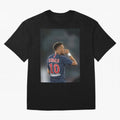 Neymar Watercolor Art Oversized T-Shirt Discover Match Day Hype around FIFA World Cup 2026 USA Canada Mexico, Messi, CR7 and Mbappe, Argentina and Brazil, Game Day Rituals, Football Legends, Country Pride and the Road to the Final; Ideal for