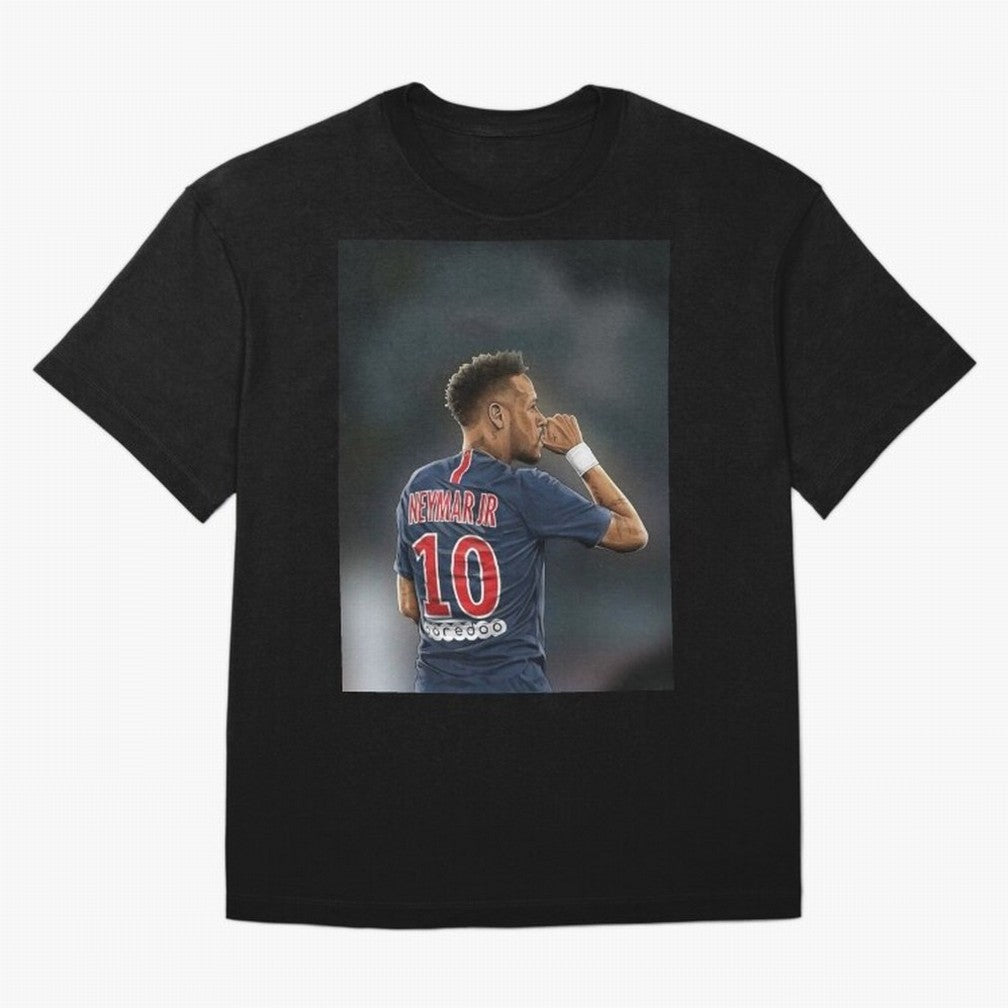 Neymar Watercolor Art Oversized T-Shirt Discover Match Day Hype around FIFA World Cup 2026 USA Canada Mexico, Messi, CR7 and Mbappe, Argentina and Brazil, Game Day Rituals, Football Legends, Country Pride and the Road to the Final; Ideal for