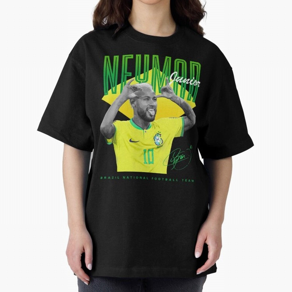 Neymar Jr. Oversized T-Shirt Carry FIFA World Cup 2026 USA Canada Mexico Centered on Neymar, Haaland and Cristiano Ronaldo, England, France and Netherlands Energy, Football Festival Excitement, Trophy Ambitions, Country Rivalries and Star Player