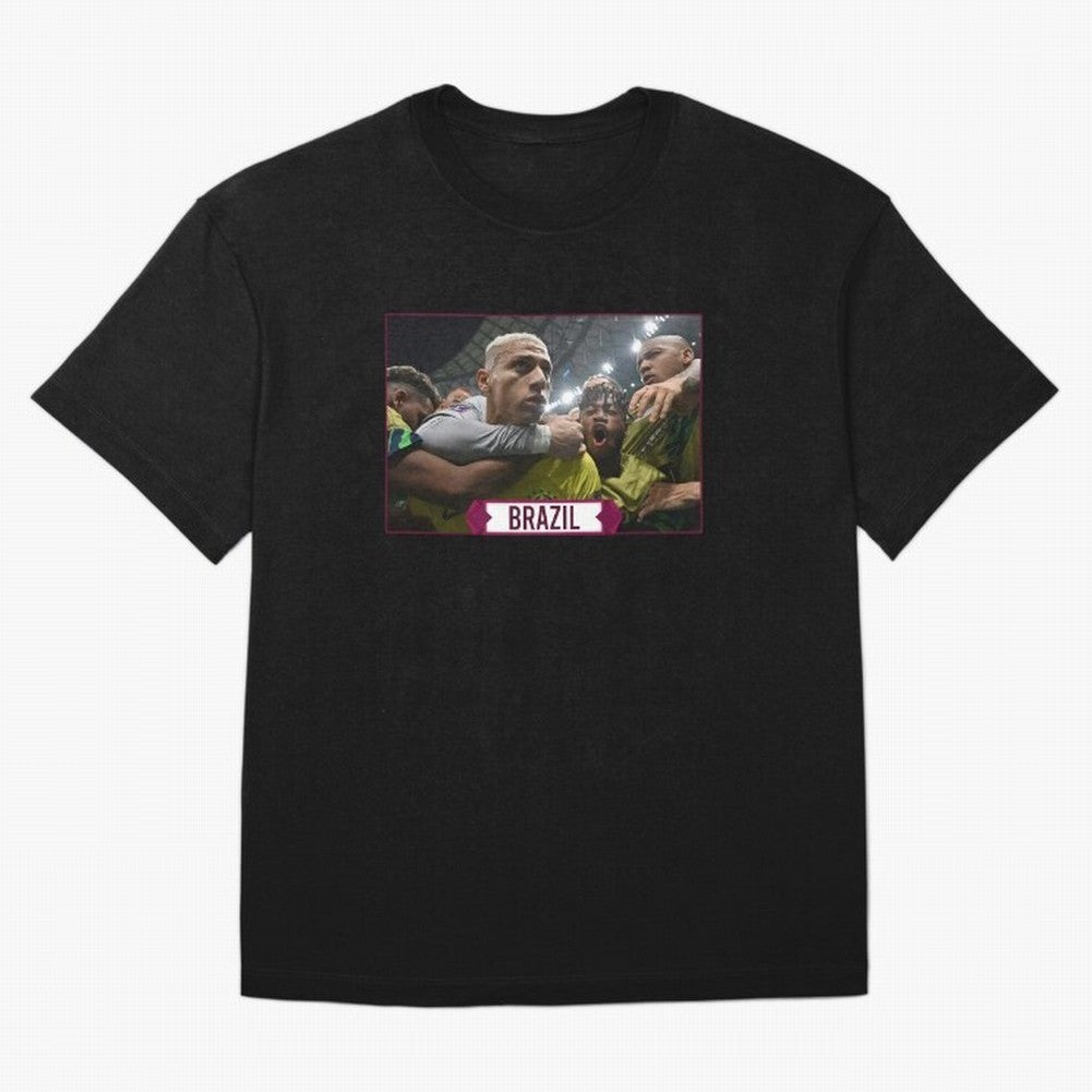 Brazil World Cup Oversized T-Shirt Represent FIFA World Cup 2026 Group Stage Celebrating Messi, Neymar and Mbappe, Portugal Energy, Soccer Culture, Superstar Moments, National Team Dreams and Competitive Fire; Perfect for People Who Love Argentina,
