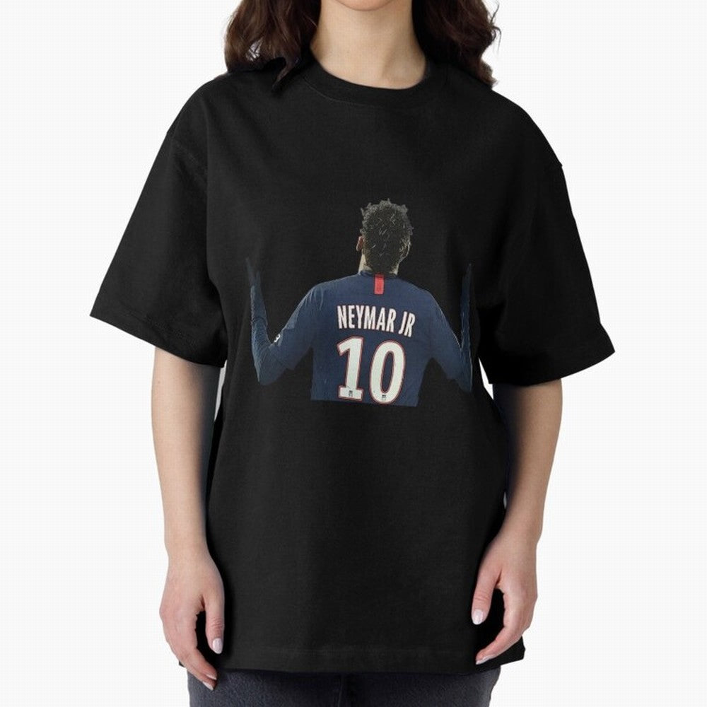 Neymar Jr Paris - 10 Oversized T-Shirt Celebrate Football Heritage in FIFA World Cup 2026 USA Canada Mexico Highlighting Haaland and Mbappe, Argentina and Brazil Energy, Championship Spirit, Famous Goals, Roaring Crowds and International Football