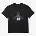 Neymar Jr Paris - 10 Oversized T-Shirt Celebrate Football Heritage in FIFA World Cup 2026 USA Canada Mexico Highlighting Haaland and Mbappe, Argentina and Brazil Energy, Championship Spirit, Famous Goals, Roaring Crowds and International Football