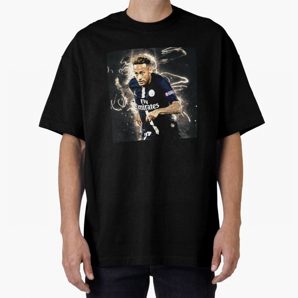 Neymar Run Oversized T-Shirt Enjoy the FIFA World Cup 2026 Group Stage Journey through Neymar, Haaland and Cristiano Ronaldo Highlights, Spain Pride, Tournament Hype, Historic Matchups, Family Viewing Parties and Global Sports Pride; Created for