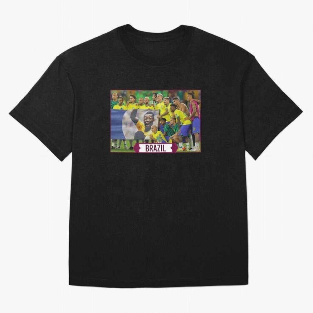 Brazil World Cup Classic T-Shirt Enjoy Match Day Hype around FIFA World Cup 2026 Group Stage, CR7 and Messi, France and Portugal, Champion Mindset, Group Stage Buzz, Knockout Tension and Passionate Fan Culture; Great for Supporters Who Love