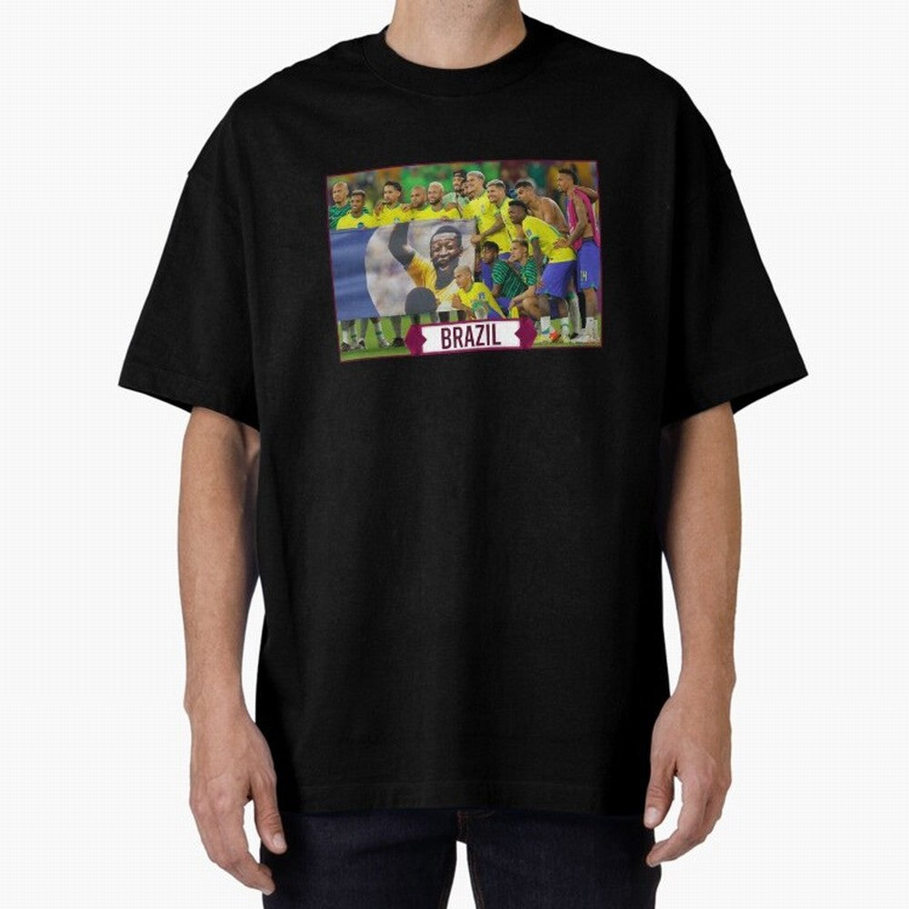 Brazil World Cup Classic T-Shirt Enjoy Match Day Hype around FIFA World Cup 2026 Group Stage, CR7 and Messi, France and Portugal, Champion Mindset, Group Stage Buzz, Knockout Tension and Passionate Fan Culture; Great for Supporters Who Love