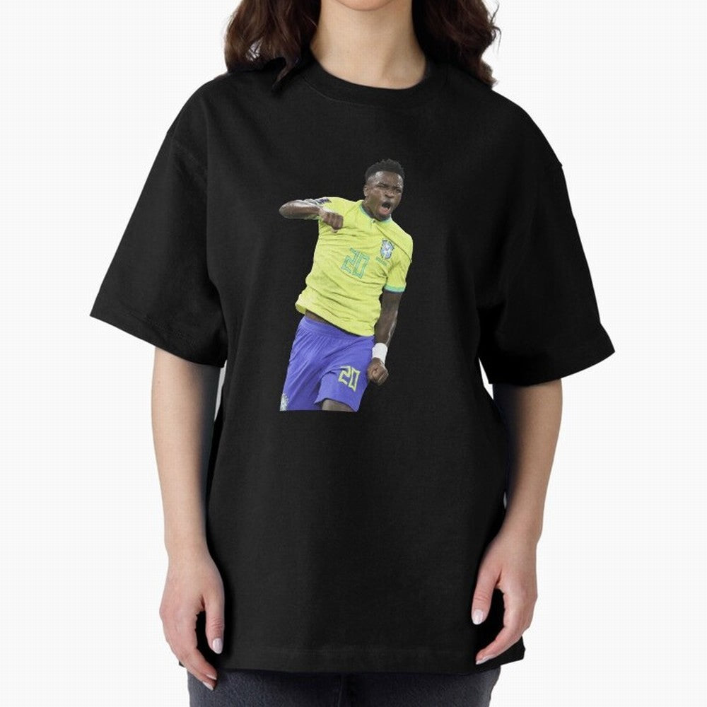 Vinicius Junior Classic T-Shirt Join the Global Buzz around Match Day Hype around FIFA World Cup 2026 Group Stage, Cristiano Ronaldo, Spain, Classic Soccer Heritage, Championship Pressure, Fan Loyalty and International Pride; Made for Collectors