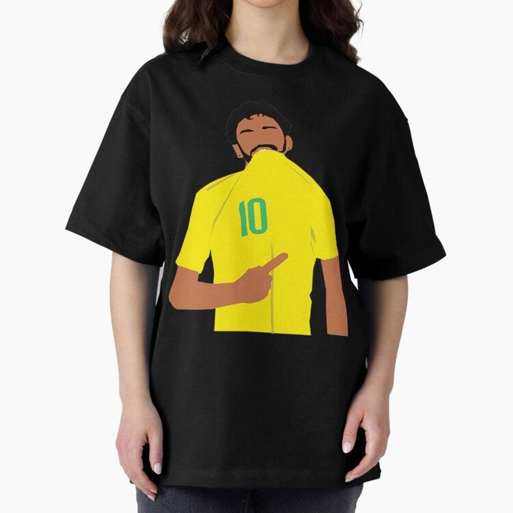 Neymar Jr Oversized T-Shirt Bring Home Match Day Hype around FIFA World Cup 2026, Haaland and Mbappe, Portugal, Spain and Germany, Match Day Excitement, Supporter Culture, Golden Goals and Global Football Passion; Great for Supporters Who Love