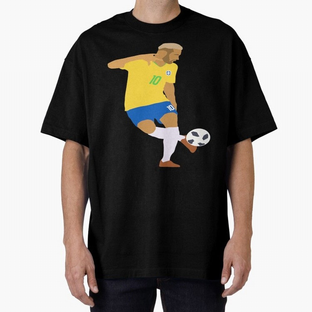 Neymar Brazil Football Control Skills Classic T-Shirt Treasure Global Football Passion for FIFA World Cup 2026 Group Stage, Celebrating Mbappe and Neymar, England, France and Netherlands, Championship Spirit, Famous Goals, Roaring Crowds and
