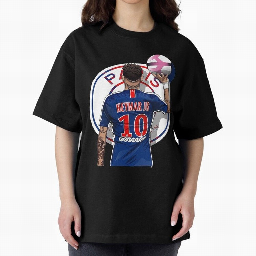 Art Neymar Illustration Classic T-Shirt Celebrate FIFA World Cup 2026 USA Canada Mexico Spirit, Capturing England, Messi, CR7 and Mbappe, Stadium Chants, National Pride, Trophy Dreams and Unforgettable Football Memories; Ideal for Football Dads,