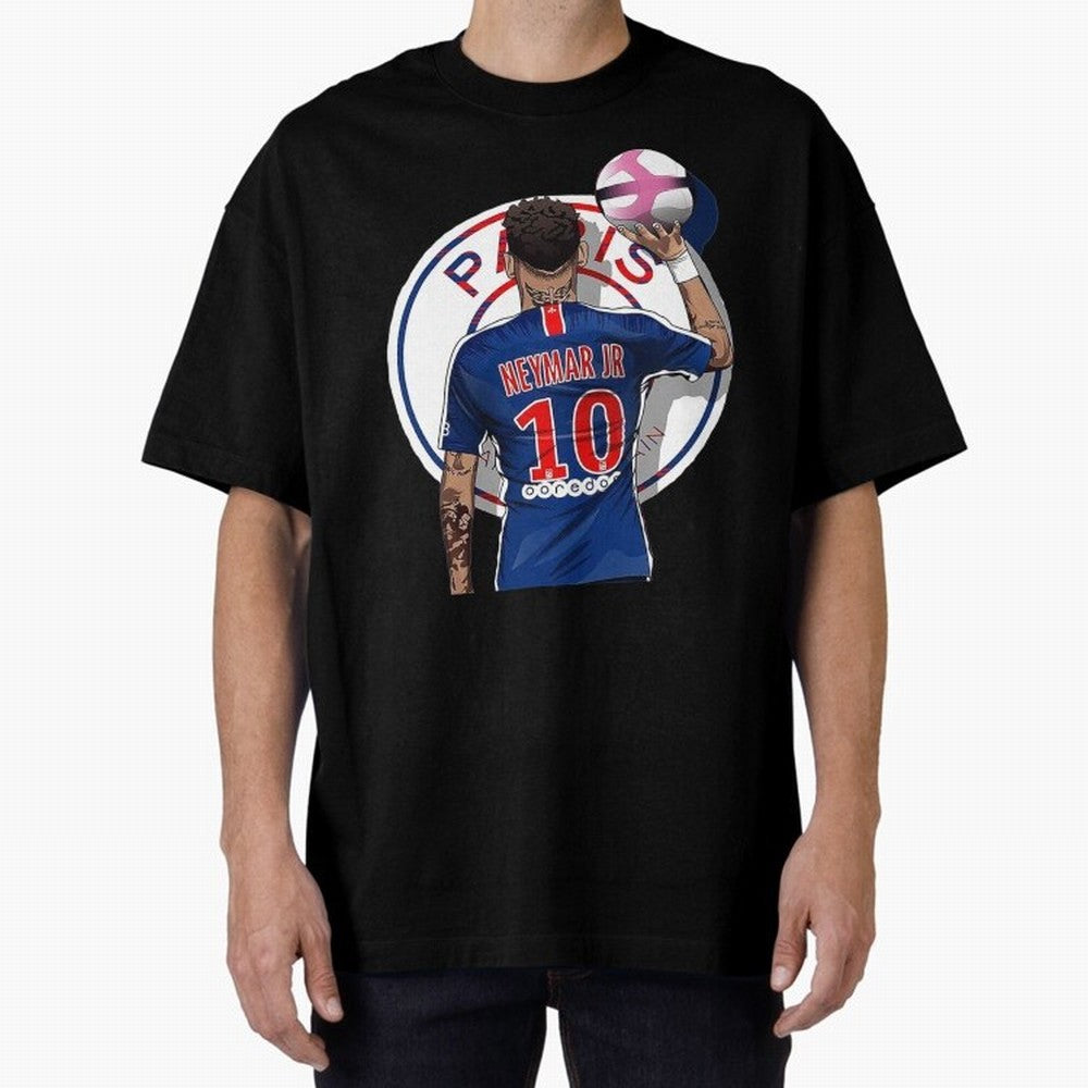 Art Neymar Illustration Classic T-Shirt Celebrate FIFA World Cup 2026 USA Canada Mexico Spirit, Capturing England, Messi, CR7 and Mbappe, Stadium Chants, National Pride, Trophy Dreams and Unforgettable Football Memories; Ideal for Football Dads,