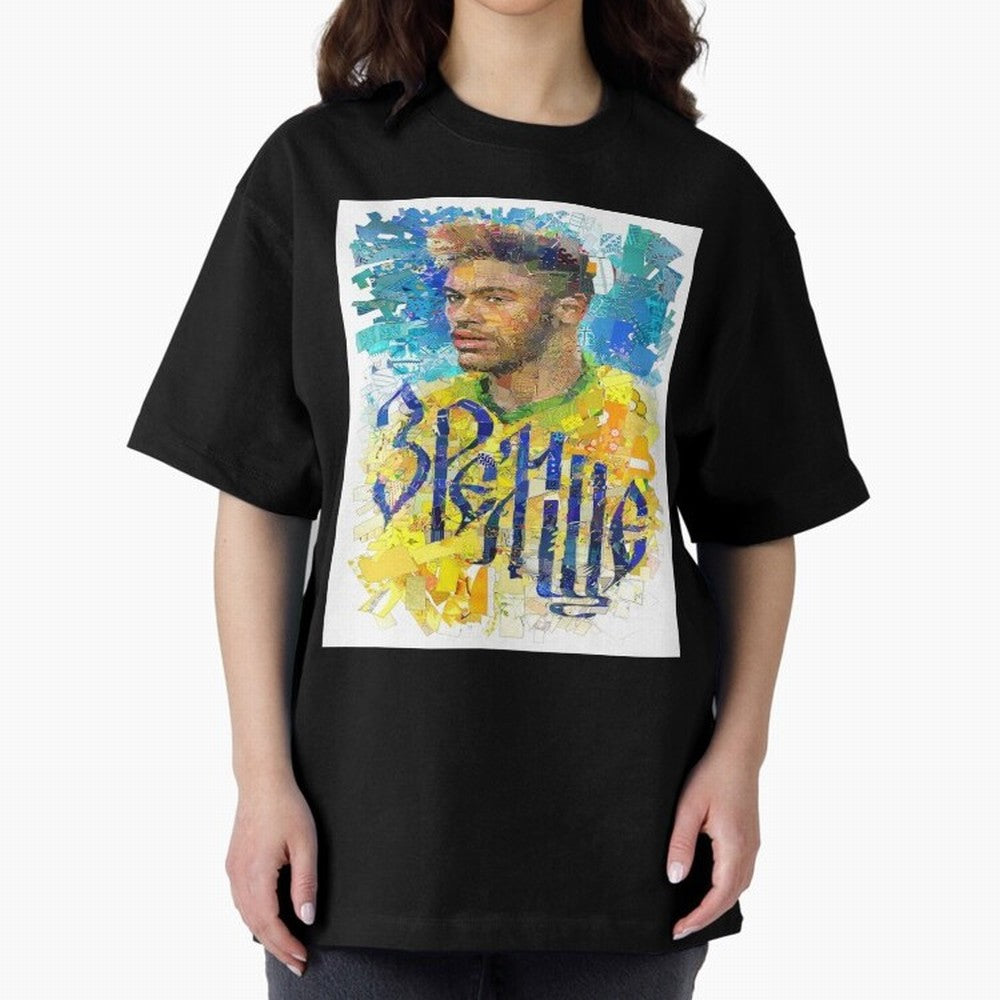 Neymar Illustration Art Framed Art Print Classic T-Shirt Feel the Heartbeat of FIFA World Cup 2026 Spirit, Filled with France and Portugal, Mbappe, Football History, Final Match Energy, Crowd Noise and Once in a Lifetime Moments; Great for Watch