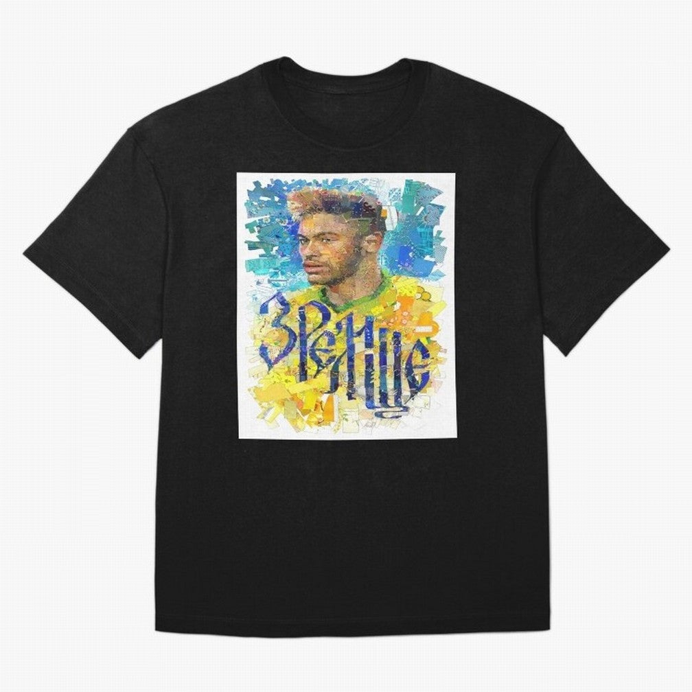 Neymar Illustration Art Framed Art Print Classic T-Shirt Feel the Heartbeat of FIFA World Cup 2026 Spirit, Filled with France and Portugal, Mbappe, Football History, Final Match Energy, Crowd Noise and Once in a Lifetime Moments; Great for Watch