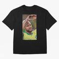 Neymar Jr Oversized T-Shirt Bring Retro Soccer Energy to Match Day Hype around FIFA World Cup 2026 USA Canada Mexico, Haaland and Mbappe, England, Global Supporter Spirit, Legendary Goals, National Colors and Tournament Celebration; Perfect for