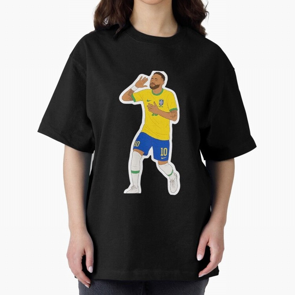 Neymar Jr Oversized T-Shirt Show Fan Pride Across the FIFA World Cup 2026 Journey through Messi Highlights, Argentina, France and Brazil Pride, Champion Mindset, Group Stage Buzz, Knockout Tension and Passionate Fan Culture; Made for Die Hard