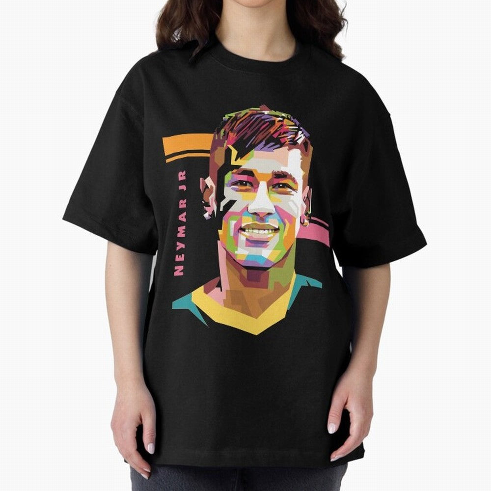 Neymar Jr Football Classic T-Shirt Bring a Vintage Feel to FIFA World Cup 2026 Spirit, Featuring France and Portugal, Messi, CR7 and Mbappe, Football History, Final Match Energy, Crowd Noise and Once in a Lifetime Moments; Perfect for Fans,