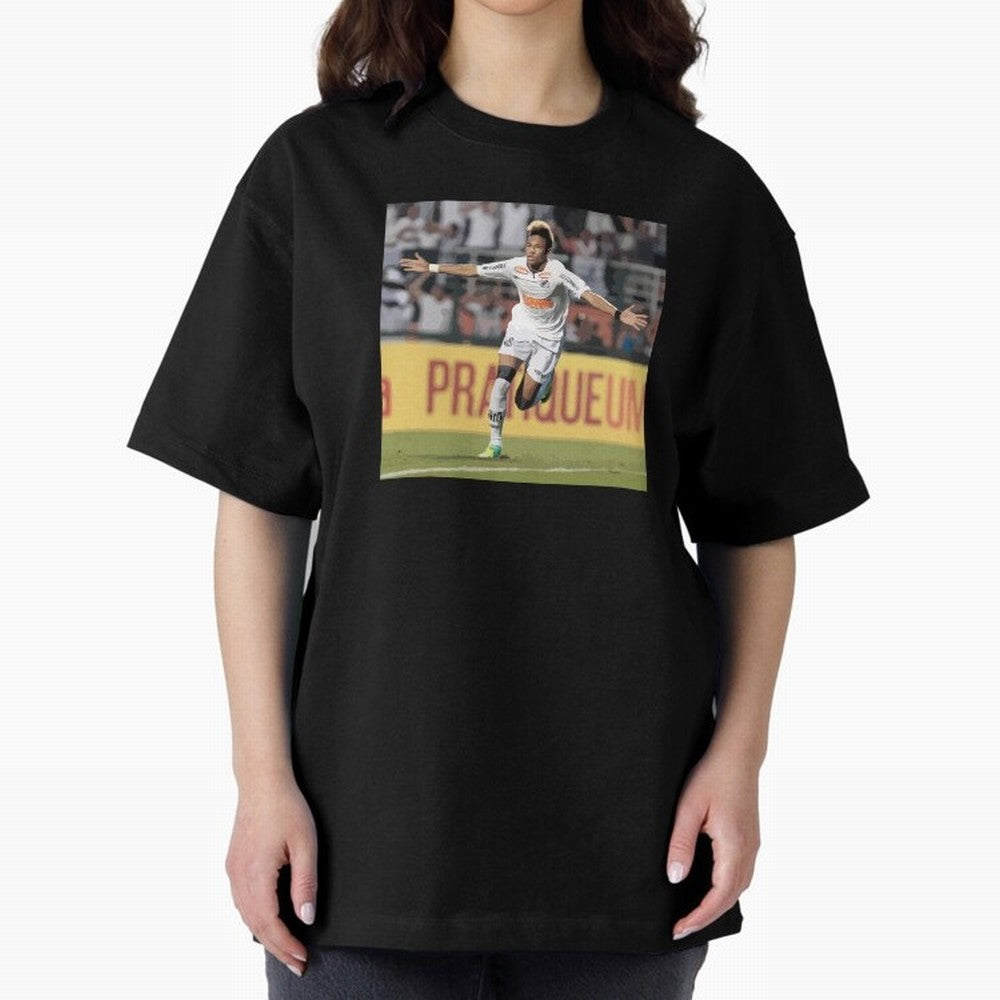 Neymar of Santos celebrating Classic T-Shirt Represent FIFA World Cup 2026 Spirit, Inspired by Spain, Mbappe and Neymar, Match Day Excitement, Supporter Culture, Golden Goals and Global Football Passion; Built for Supporters Chasing Trophy Dreams,