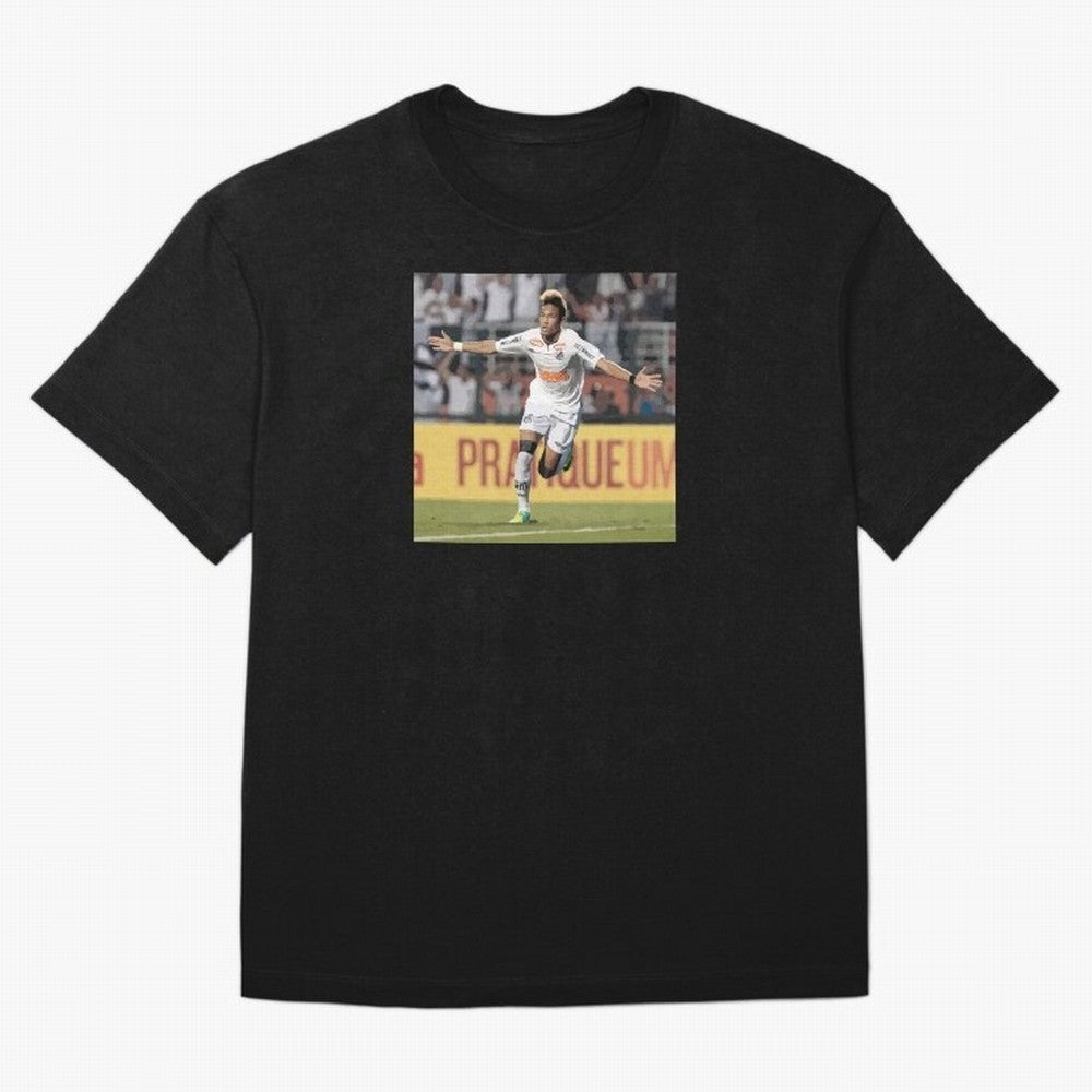 Neymar of Santos celebrating Classic T-Shirt Represent FIFA World Cup 2026 Spirit, Inspired by Spain, Mbappe and Neymar, Match Day Excitement, Supporter Culture, Golden Goals and Global Football Passion; Built for Supporters Chasing Trophy Dreams,
