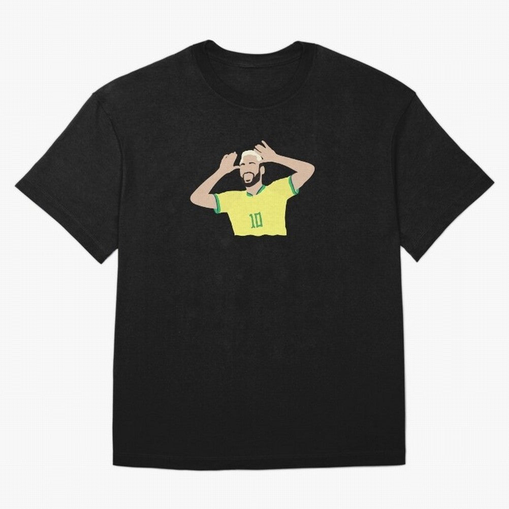 neymar cute vector Oversized T-Shirt Live the Energy of Match Day Hype around FIFA World Cup 2026 Group Stage, Messi, CR7 and Mbappe, Spain, Champion Mindset, Group Stage Buzz, Knockout Tension and Passionate Fan Culture; Made for Die Hard