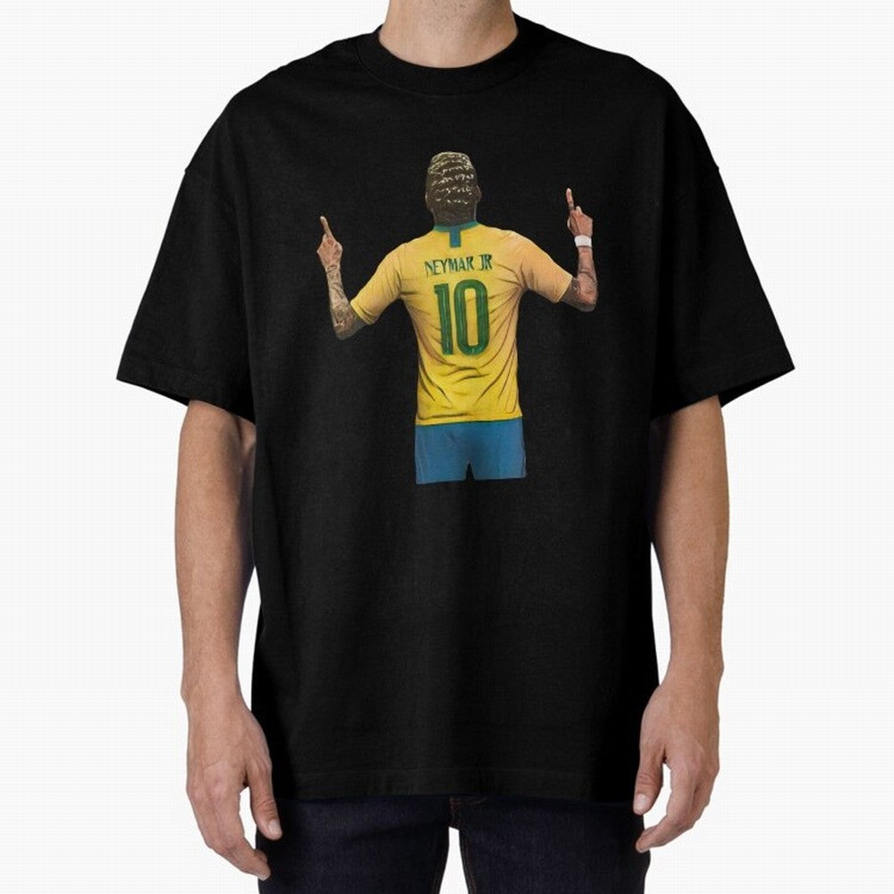 neymar jr Oversized T-Shirt Celebrate Football Dreams Across FIFA World Cup 2026 USA Canada Mexico Spirit, Inspired by Spain, Neymar, Sports Nostalgia, International Competition, Famous Players and Unforgettable Victories; Perfect for People Who