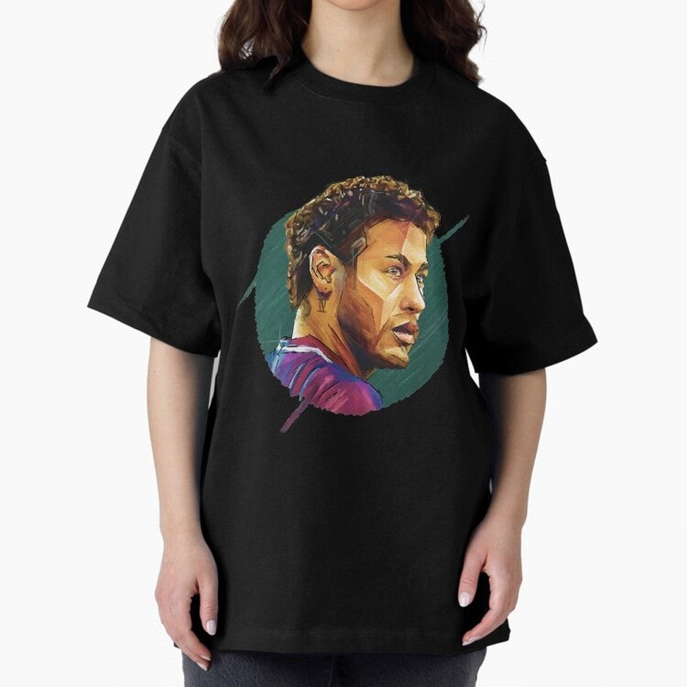 Geometric Neymar Classic T-Shirt Celebrate Football Heritage in FIFA World Cup 2026 for Fans of Neymar and Argentina, France and Brazil, Bringing Football Passion, Legendary Performances, Festival Vibes and Supporter Community; Ideal for Fans Who