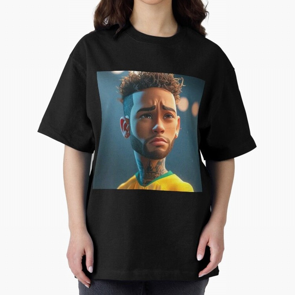Neymar Jr cartoon picture Classic T-Shirt Bring a Champion Mindset to Global Football Passion for FIFA World Cup 2026, Celebrating Haaland and Mbappe, Brazil, Stadium Chants, National Pride, Trophy Dreams and Unforgettable Football Memories;