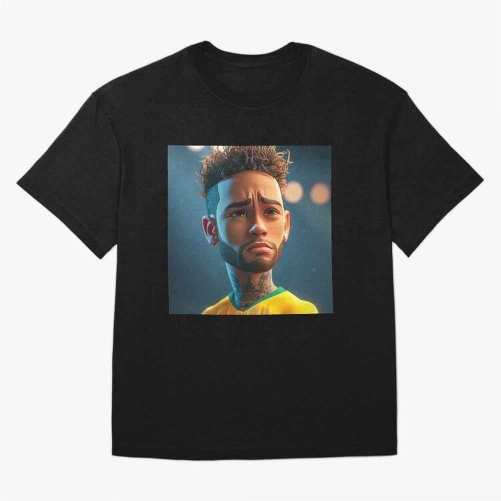 Neymar Jr cartoon picture Classic T-Shirt Bring a Champion Mindset to Global Football Passion for FIFA World Cup 2026, Celebrating Haaland and Mbappe, Brazil, Stadium Chants, National Pride, Trophy Dreams and Unforgettable Football Memories;