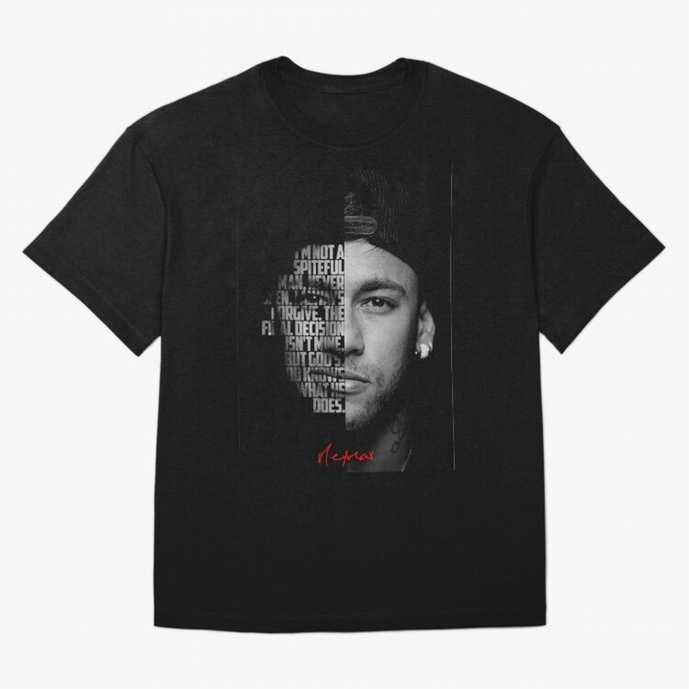 Black and white Neymar Jr quote. Classic T-Shirt Live for the Drama of FIFA World Cup 2026 for Fans of Neymar and Brazil, Bringing Fan Favorite Moments, National Team Passion, Big Match Drama and Soccer History; Ideal for Fans Who Follow Messi,