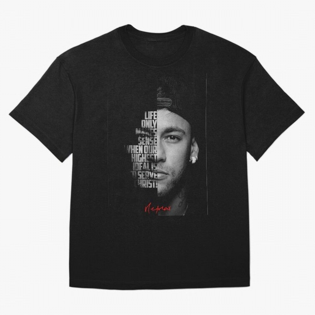 Black and white Neymar Jr quote. Classic T-Shirt Carry National Pride through FIFA World Cup 2026 USA Canada Mexico Spirit, Inspired by Germany, Mbappe and Neymar, Game Day Rituals, Football Legends, Country Pride and the Road to the Final; Ideal