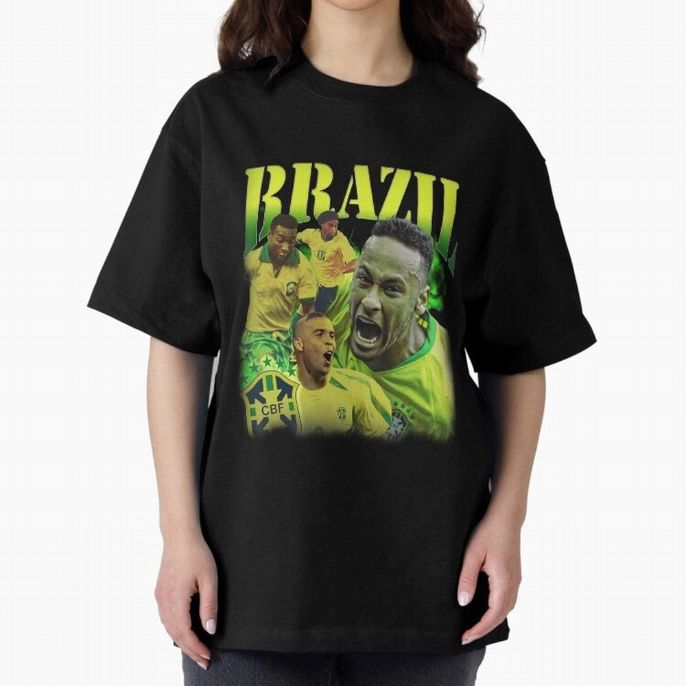 Neymar Brazil Vintage Essential T-Shirt Bring a Vintage Feel to FIFA World Cup 2026 USA Canada Mexico for Fans of CR7 and Germany, Bringing Game Day Rituals, Football Legends, Country Pride and the Road to the Final; Created for Match Day Parties,