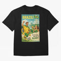 Brazil Rio de Janeiro Christ the Redeemer Sugarloaf Mountain FIFA World Cup 2026 Football Celebration Classic T-Shirt Feel the Heartbeat of FIFA World Cup 2026 Group Stage for Fans of Neymar and Spain and Netherlands, Bringing Worldwide Fan Energy,