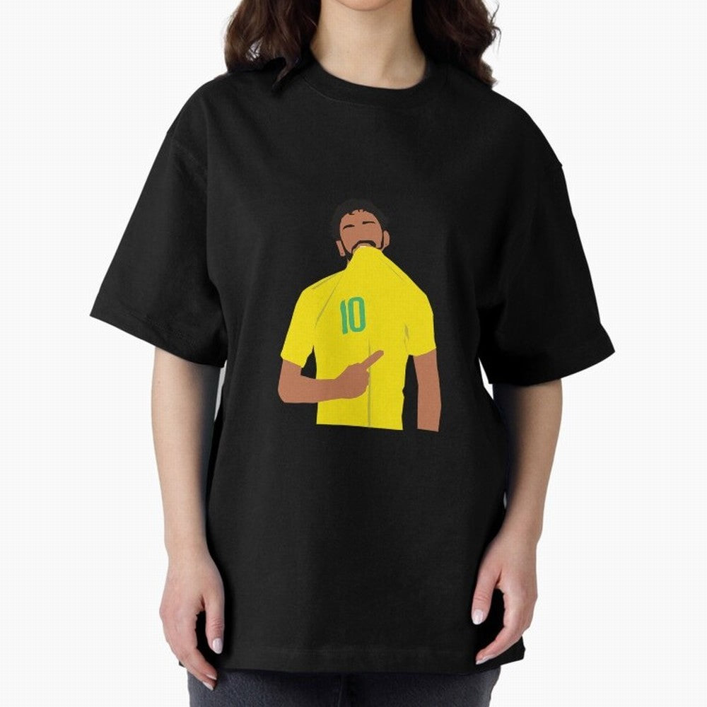 Neymar Jr Oversized T-Shirt Keep the Legacy of FIFA World Cup 2026 for Fans of Neymar, Haaland and Cristiano Ronaldo and England, Bringing Football Passion, Legendary Performances, Festival Vibes and Supporter Community; Perfect for Fans,
