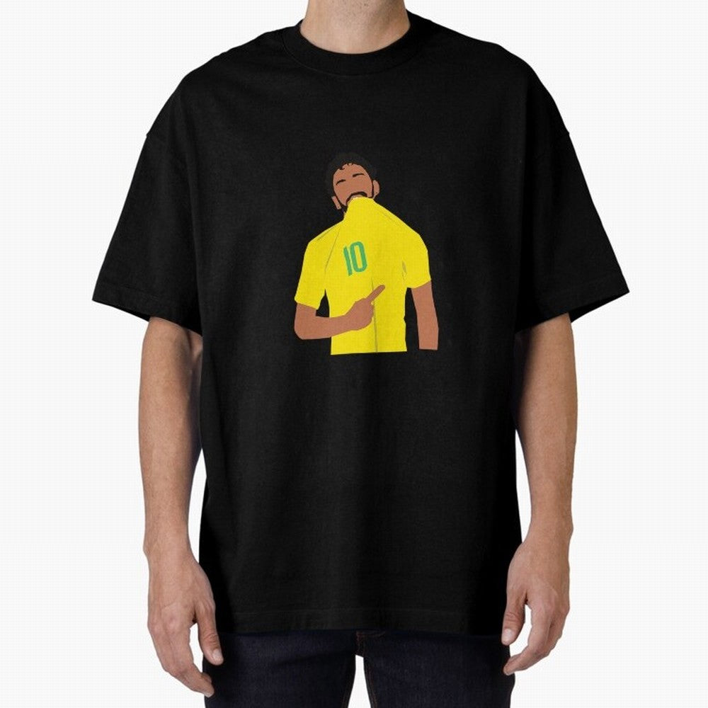 Neymar Jr Oversized T-Shirt Keep the Legacy of FIFA World Cup 2026 for Fans of Neymar, Haaland and Cristiano Ronaldo and England, Bringing Football Passion, Legendary Performances, Festival Vibes and Supporter Community; Perfect for Fans,