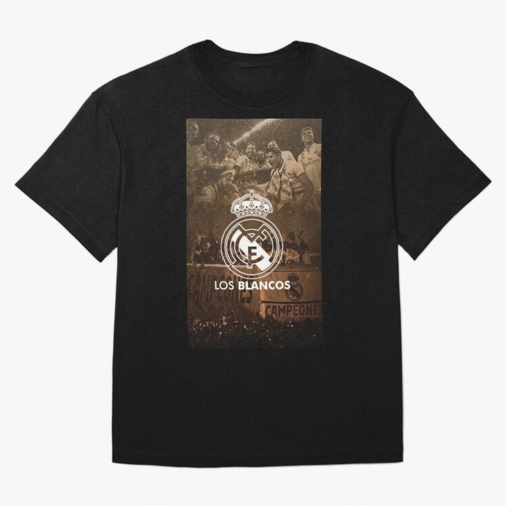King Madrid Oversized T-Shirt Celebrate Football Heritage in FIFA World Cup 2026 Capturing Neymar, France Energy, Supporter Pride, Iconic Celebrations, Legendary Names and Global Match Day Energy; Great for Watch Parties, Sports Bars, Family