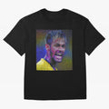 Neymar Poster Panting Art Brazilian Soccer Player Classic T-Shirt Represent Football Lovers during FIFA World Cup 2026 Group Stage Made for Mbappe and Neymar, Germany Energy, Classic Soccer Heritage, Championship Pressure, Fan Loyalty and