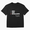 Mentally Dating Neymar Essential T-Shirt Feel the Trophy Chase of FIFA World Cup 2026 Group Stage Capturing Neymar, Portugal Energy, Vintage Soccer Flavor, Modern Football Stars, National Flags and Final Night Emotion; Great for Supporters Who Love