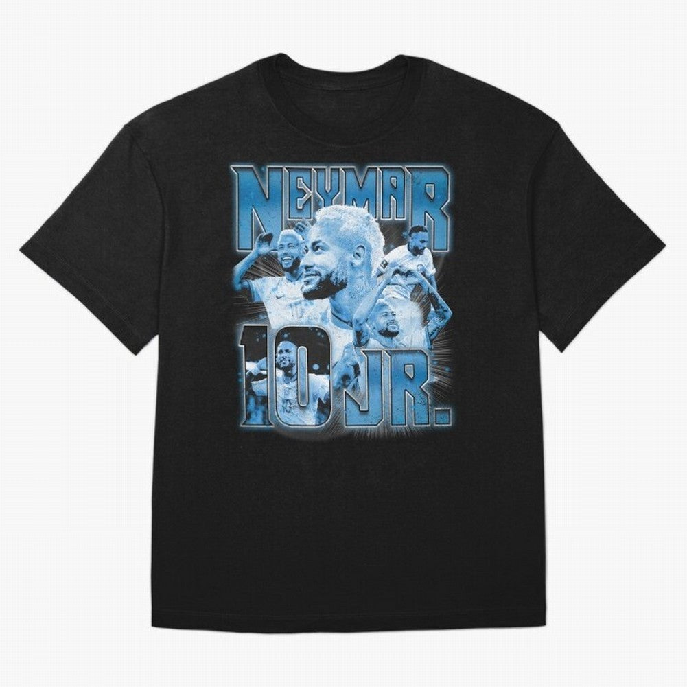 Neymar Jr. Bootleg Classic T-Shirt Relive Global Football Passion for FIFA World Cup 2026, Capturing Cristiano Ronaldo, Spain and Netherlands, Retro Football Energy, Iconic Rivalries, Trophy Chase Drama and Stadium Atmosphere; Built for Supporters