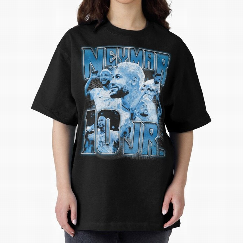 Neymar Jr. Bootleg Classic T-Shirt Relive Global Football Passion for FIFA World Cup 2026, Capturing Cristiano Ronaldo, Spain and Netherlands, Retro Football Energy, Iconic Rivalries, Trophy Chase Drama and Stadium Atmosphere; Built for Supporters