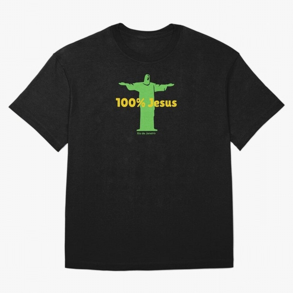100% Jesus Christ the Redeemer Christian Brazilian Classic T-Shirt Bring Champion Energy into FIFA World Cup 2026 USA Canada Mexico for Fans of CR7 and Argentina, Bringing Supporter Pride, Iconic Celebrations, Legendary Names and Global Match Day